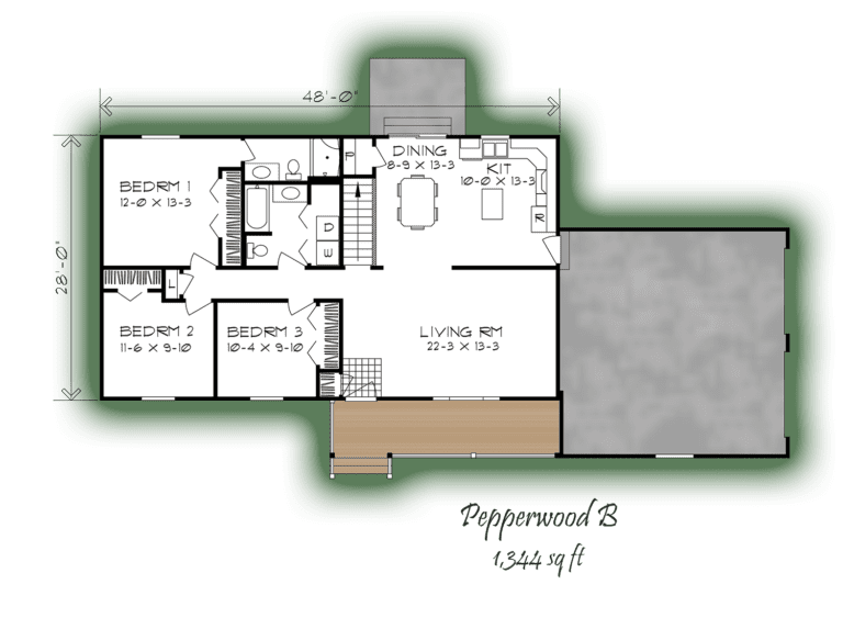 Pepperwood Plan - Heritage Homes Of Nebraska