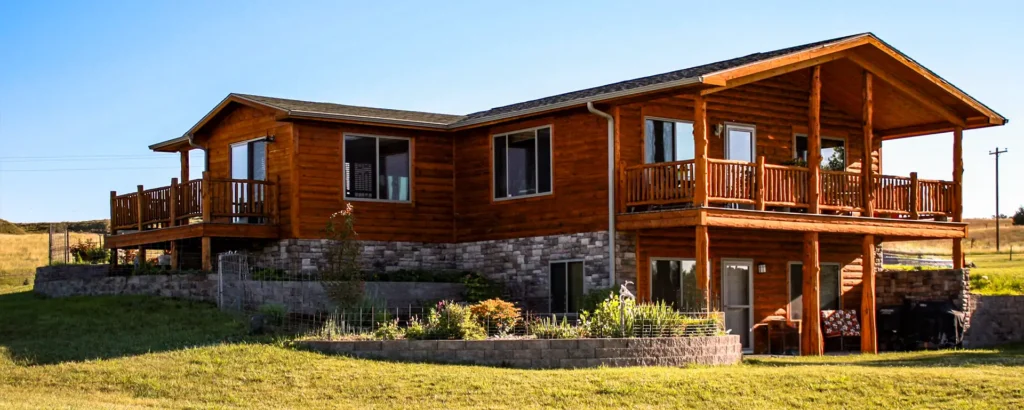 Cabin style modular home