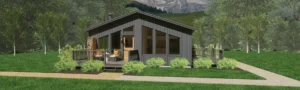 Rocky Mountain cabin floor plan