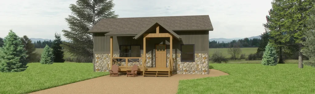 Yosemite Studio cabin floor plan