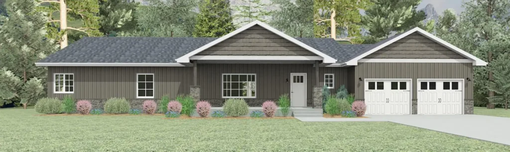 Lexington single story floor plan