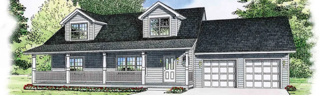 Salem - two story floor plan